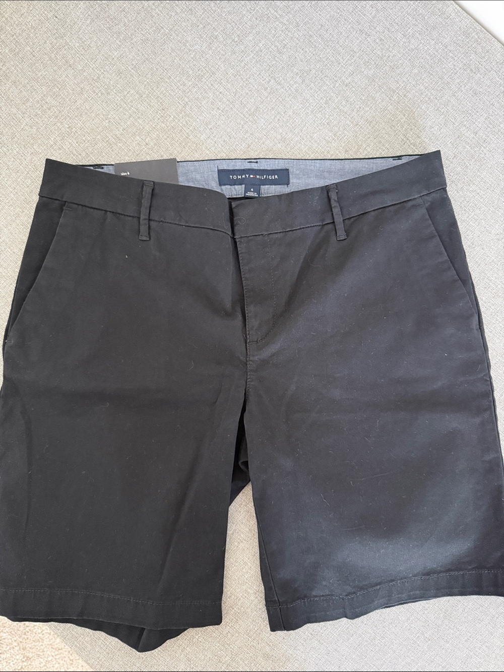 Tommy Hilfiger Black Hollywood Chino Shorts